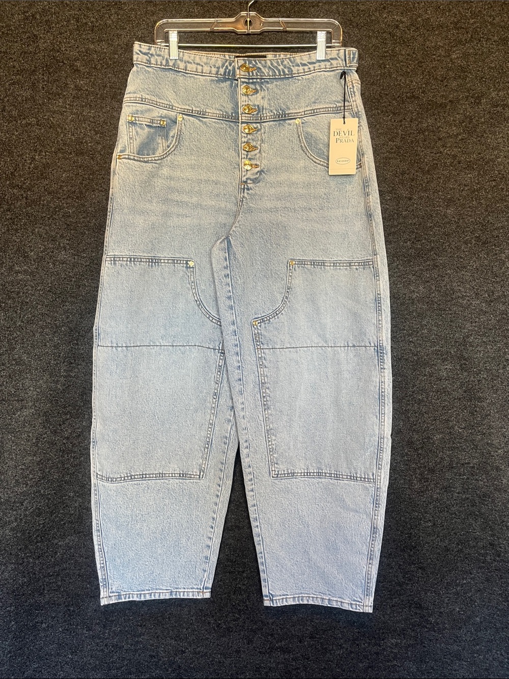 Devil Wears Prada Scoop Collection Women's High Waisted Jeans